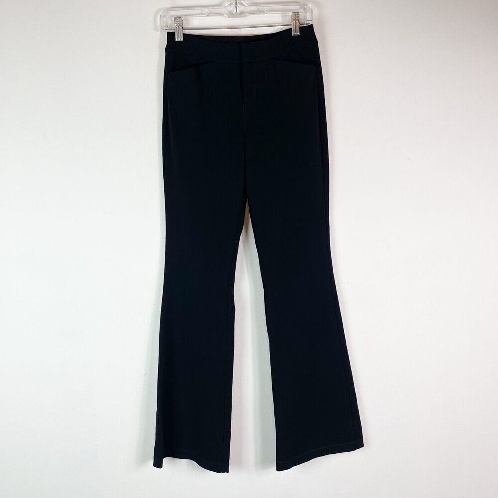 Lafayette 148 NWT Women's Black Stretch Hook & Bar Flare Leg Pant Size 2 - Picture 1 of 4
